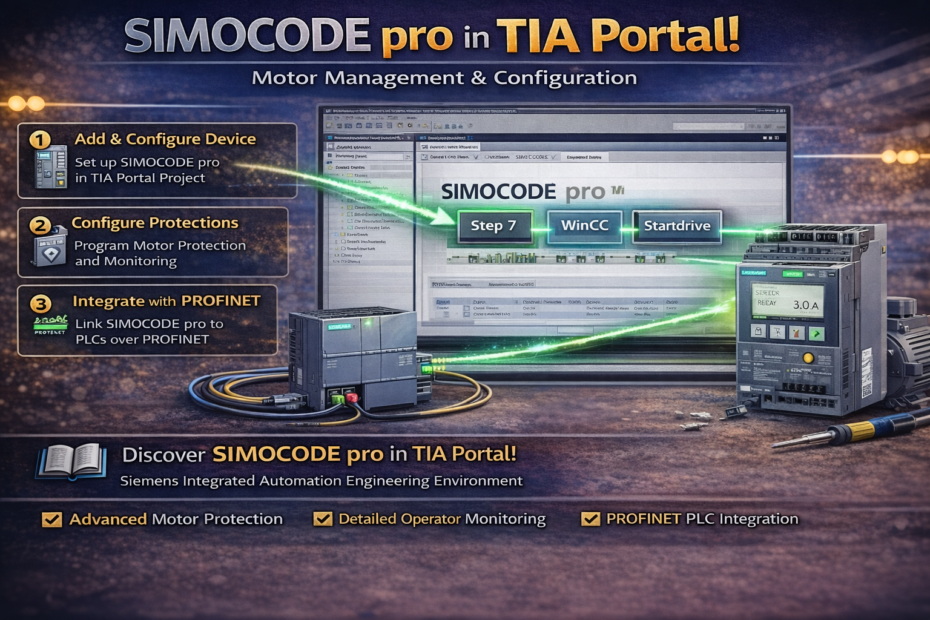 SIMOCODE pro TIA Portal motor management