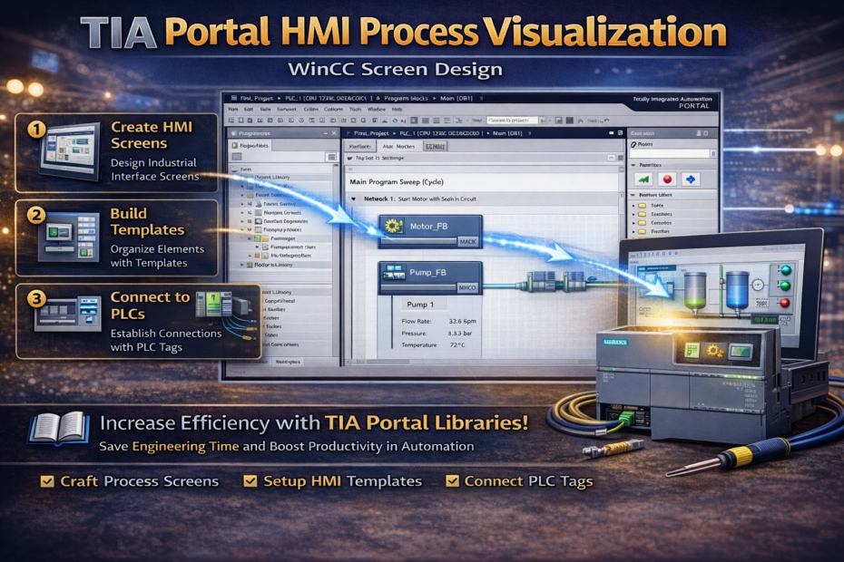 TIA Portal HMI process visualization WinCC screen