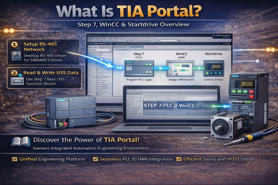 TIA Portal interface Step7 WinCC overview